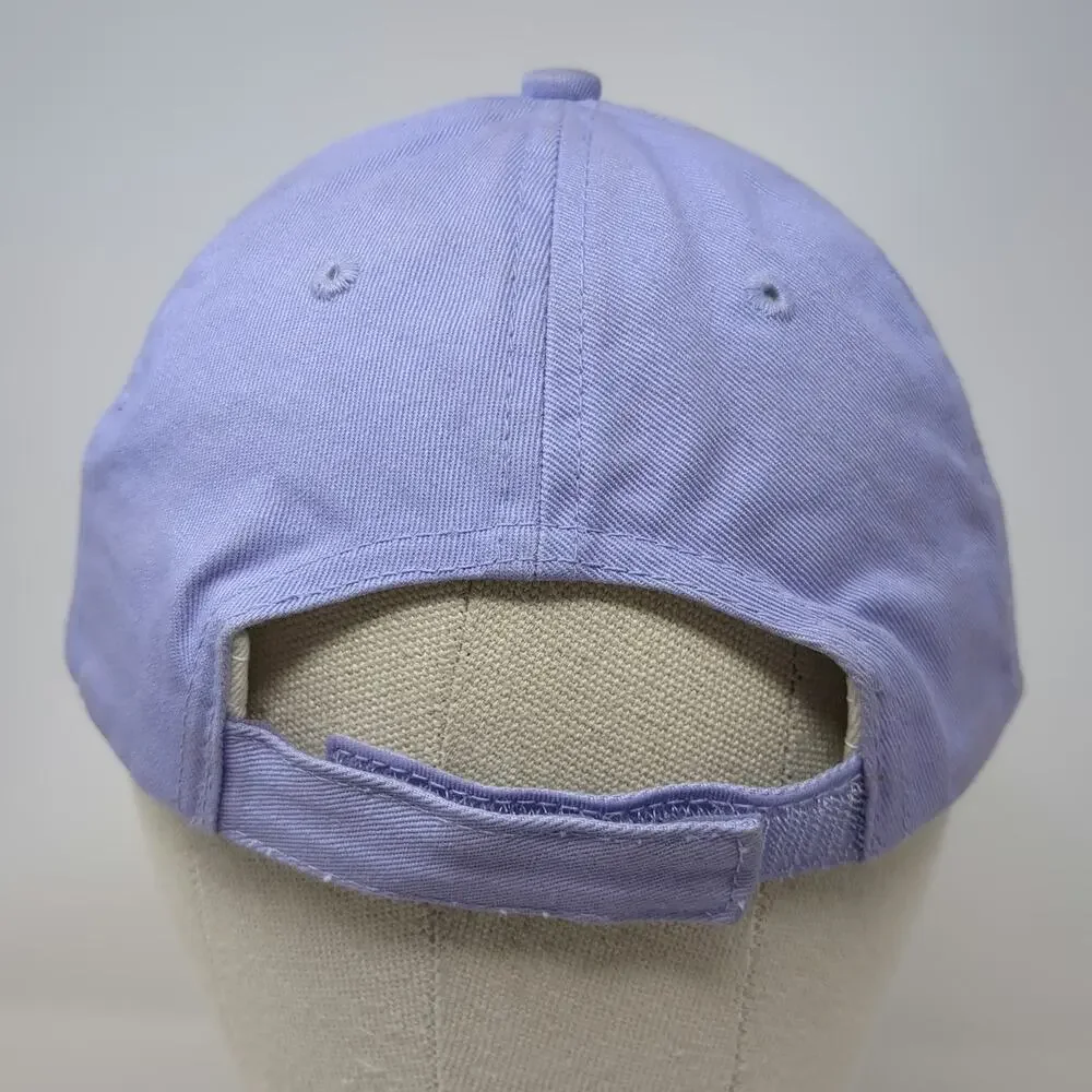 Caterpillar Baseball Cap Purple One Size Strapback Embroidered Logo Cotton hat